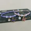 Brin fait à la main réglable papillon tissé corde Bracelet mode perlé amitié pour femmes filles fête d'anniversaire faveurs