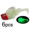 Ganchos de pesca 6pcslot Sleeper SwimBaits T Cauda de cauda Mustad Hook Fit Seabass Pike Bass Lures 220914