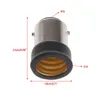 Lamphållare 2022 B15 Man till E14 Kvinnlig glödlampa Socket Light Extender Adapter Converter Holder