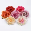 Flores decorativas grinaldas 100pcs rosas de seda flores acessórios de banheiro de parede decorações de natal para plantas artificiais de casamento em casa broche de noiva 220915