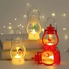 Decorazioni natalizie QIFU Babbo Natale Pupazzo di neve Luce Buon arredamento per la casa Ornamenti Albero Navidad Noel Regalo di Natale Anno 2023 220914