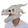 Masques de fête Dragon mâchoire mobile Dino décor de dinosaure en mouvement pour Halloween Cosplay décoration 220915