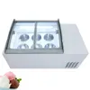 Commercial Ice Cream Sundae Storage Machine Glass Door Showcase Ice Porridge Cold Drink Refrigerator Hard Ice Cream Display Cabinet 190W