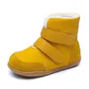 Stiefel Geanuine Leder Baby Boy Winter Schnee warme Lammwolle Pelz Kinder Schuhe Mädchen Kinder Knöchel 220915