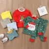 Zestawy odzieży Styl Baby 024m Boy Girl Ubrania Ustawa Born niemowlę jesień Spring Outfits Christmas Tops Spodnie Casual 220915