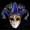 Maschere per feste Anime Venice Mask Jester Jolly per Costume Party Masquerade Carnival Dionysia Halloween Christmas Classic Italia Mask Full Face 220915