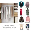 Kleidung Lagerung 6 teile/satz Anzug Kleid Jacke Abdeckungen Kleidungsstück Transparent Kleidung Mantel Staubdicht Abdeckung Schutz Reisetasche Staub