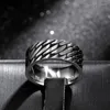 Cluster Rings Trendy Creative Silver Color Dragon Scale Ring For Men Classic Alloy Finger Male Jewelry Accessories Gifts