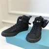 Designer High Top Sapatos Casuais Botas Tr￪s Cores Coin Bolsa Boot Canvas Sneakers planos