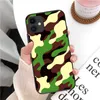 Étuis en TPU souples de camouflage pour iPhone 15 14 Plus Pro Max 13 12 11 XS MAX XR X 8 7 6 6S Iphone15 Armée Militaire Camo Mode Vert Bleu Hommes Couverture de téléphone transparente Peau arrière