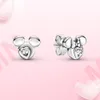925 Boucles d'oreilles en argent Girls Designer DIY Original adapté aux bijoux Pandora Women