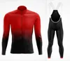 Tracksuits voor heren mountainbike gradiënt lange mouwen pak fietsen slijtage team fiets vocht wicking en snel drogende kleding mannen 220914