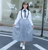 Kleding Sets Japanse schooluniform pak vrouwelijk meisje British College Wind Sailor Set senior high graduation po student Wear H2424