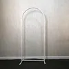 Party Decoration 1piece Arched Flower Rack Wedding Stage Birthday Background Frame Wrought Iron Metal Arch