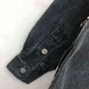 Herrjackor tvättar den gamla jeansjackan män kvinnor bästa kvalitet tunga tyg unisex denim jackor kappa t220914