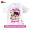 Famille correspondant tenues famille anniversaire chemise correspondant joyeux anniversaire fille chemises enfants chemise bébé fille vêtements enfants maman fille papa tenue Po 220914