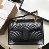 Evening Bags Luxury Fashion Women Designer Bags Suede Marmont 2022 Ladies Wallet Embroidery Crossbody Houlder Messenger Lady Sacoche Handba