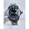 ST9 STOLE STEL MENS Watch Black Style Asia 2813 Automatyczny mechaniczny pasek jubileuszowy Ceramiczna ramka 40 mm Sapphire Crystal Glass S237N