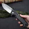 HOTH0915 AD-10 ￖverlevnadsvikskniv S35VN Vit / svart stentv￤tt Drop Point Blade Nylon Plus Glass Fiber Handle Tactical Knives With Retail Box