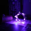 Cordes 1M 10 LED Lumières de bouteille de vin avec liège Batterie intégrée LED Forme Argent Fil de cuivre Coloré Fée Mini Chaîne