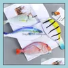 Pencil Bags Super Imitation Sea Fish Pencil Case Kids Statonery Pencilcase Pen Bag Novelty Gifts Creative Fabric School Supplies Drop Dhqsi