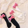 0-6T schattige gebreide bowknot babysokken ademende katoenen kinderen kinderen sokcadeau voor peuter baby