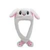 LED PLUSH PLUSH MOVIMENTO CHAPO DE RAIS FONITY GLOWLENTE BUNNY CHATS Capt for Women Girls Cosplay Férias de Festa de Natal