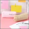 Crayon Sacs Mignon Colorf En Peluche Crayon Cas Sac D'école Papeterie Crayon Kawaii Filles Fournitures Outils Titulaire De Stockage Poche Drop Deli Dh7Ht