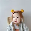 2022 NOWOŚĆ BALL EAR CAPS Autumn and Winter New Hats Baby Proste codzienne modele codzienne