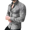 Camisas casuais masculinas Marca de manga longa camisa floral blusa masculina verão de outono roupas camisa masculina venda 220915