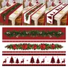 Decorazioni natalizie Table Runner Decoration per tovaglia da casa Navidad Noel Kerst Xmas Gifts Anno 2023 Natal 220914