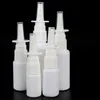 Nasensprayflaschen, Zerstäuber, 10 ml, 20 ml, 30 ml, 50 ml, weißer, nachfüllbarer Mundbehälter aus Kunststoff
