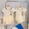 Tenues assorties pour la famille Tenues assorties pour la famille T-shirt Look famille d'été Catoon Robes mère fille T-shirts père fils Vêtements maman et moi 220914