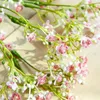 زهور زهرية خضراء ملونة الغجر الزهور الاصطناعية الزهور الاصطناعية طويلة الفولاذ زهور مزيفة