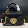 Quality Top Evening Messenger Bags Bag Flap Handbag Chain Crossbody Shoulder Bags Women Hand Bags Purse Genuine Leather Jewelry Heart Buckl