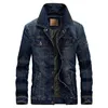 Herenjacks denim mannen jeans jassen herfst lente casual turndown cowboy hiphop gescheurde windjack bomber jas plus size 6xl 220915