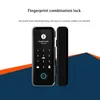 New Technology Zinc Alloy Lock Glass Door Fingerprint Smart Password
