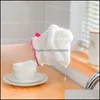 Gants De Nettoyage Blanc Gants En Fibre De Bambou Pour Laver La Vaisselle Cuisine Nettoyage Ménage Durable Réutilisable Drop Delivery 2021 Maison Jardin Dhceb