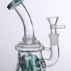 Narghilè Bong in vetro per uova da fumo Percolatore svizzero mini piccoli bong Tubi per acqua per tabacco Soffione doccia perc