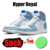 Designer 1s basketskor för herr dam fritidssneakers Jumpman 1 låga Fragment Hyper Royal Dark Reverse Mocha Denim Taxisneakers