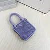 Strass-Einkaufstasche, modische All-Match-Mini-Handtasche, lässige Schulter-Crossbody-Handytaschen