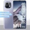 M11 Ultra cell phones 6.7 inch HD android phone SmartPhones show 8GB RAM 256 ROM mtk6889 6800MA Camera 32MP 50MP 5G Dual SIM Dual Standby