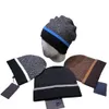 Classique Designer Hiver Chaud Style Beanie Chapeaux Hommes et Femmes Mode Universel Bonnet Tricoté Laine En Plein Air Chaud Crâne Caps r4