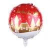 18Inch Decoration Foil Balloons Merry Christmas Feliz Navidad Round Star Helium Ballons Snowman Santa Claus Xmas Tree Party Home D7748236