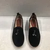 luxe ontwerpers Starboard Espadrilles schoenen Reliëf Logo generfd leer flats loafers handgemaakte schoen voor dames casual luxe lounge fabrieksschoenen