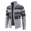 Men's Wool Blends Men Winter Jackets Cardigans Casual Sweatercoats Warm Sweaters Male Stand-up Collar Slim Fit Sweaters Coats Winter Clothes 3XL 220915