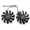 Bilgisayar Soğutma 2 PCS/Lot Apistek 75mm GA81S2U GTX 970 4pin Grafik Kartı RX570 ZOTAC VİDEO için Çift Soğutucu Fan