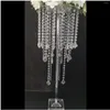 Party Decoration Wedding Restaurant El Table Centerpiece Floral Rack Acrylic Flower Ball Holder Birthday Crystal Plinth Stand