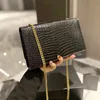 Новые вечерние сумки на плече классическая винтажная женская сумочка кожа Luxur Designer Brand Alphabet Tassel Crossbod