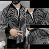 Herrjackor Europeiska lyxm￤rke retro Jaqueta Bomber Diamond Coat Fashion Punk Club Outfit Slim 220915